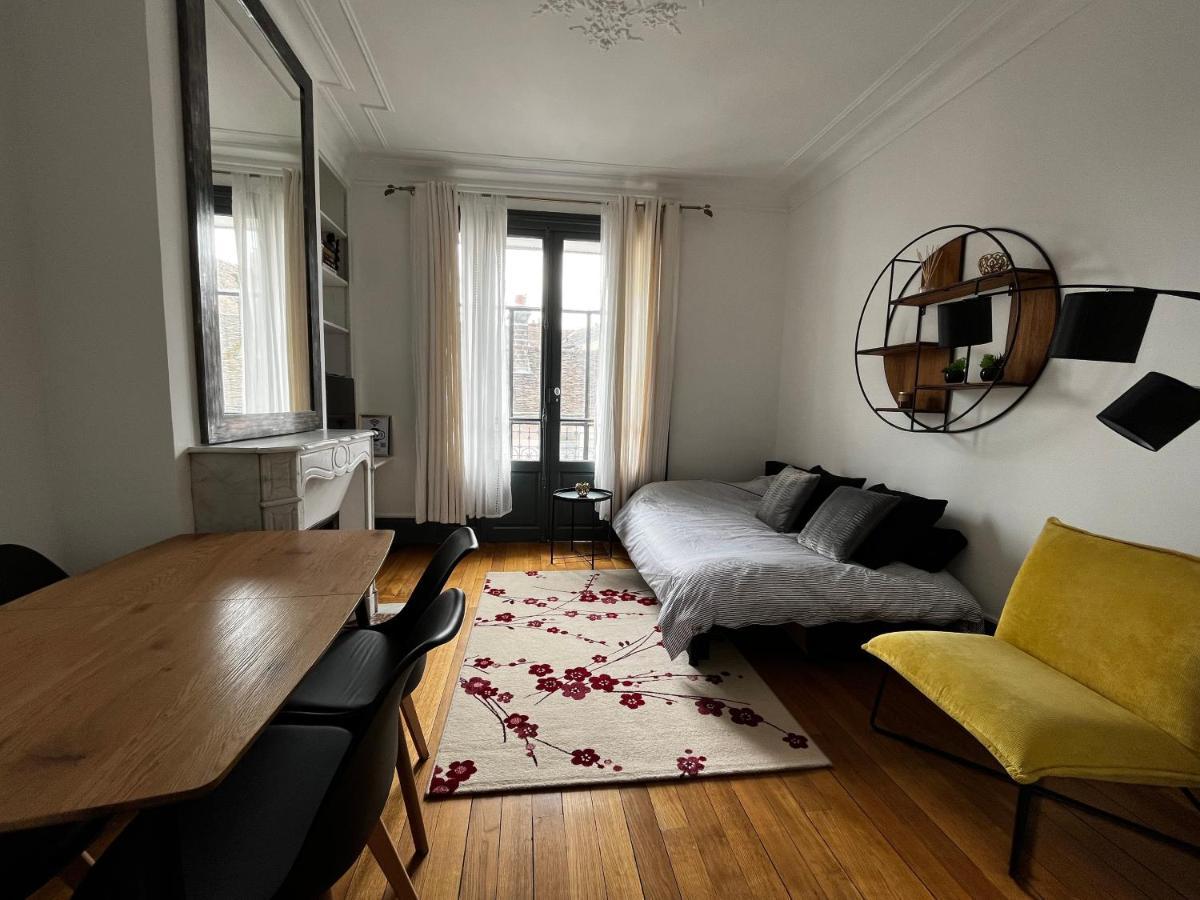 Superbe Appartement Belifontain Coeur De Ville Fontainebleau Exteriör bild